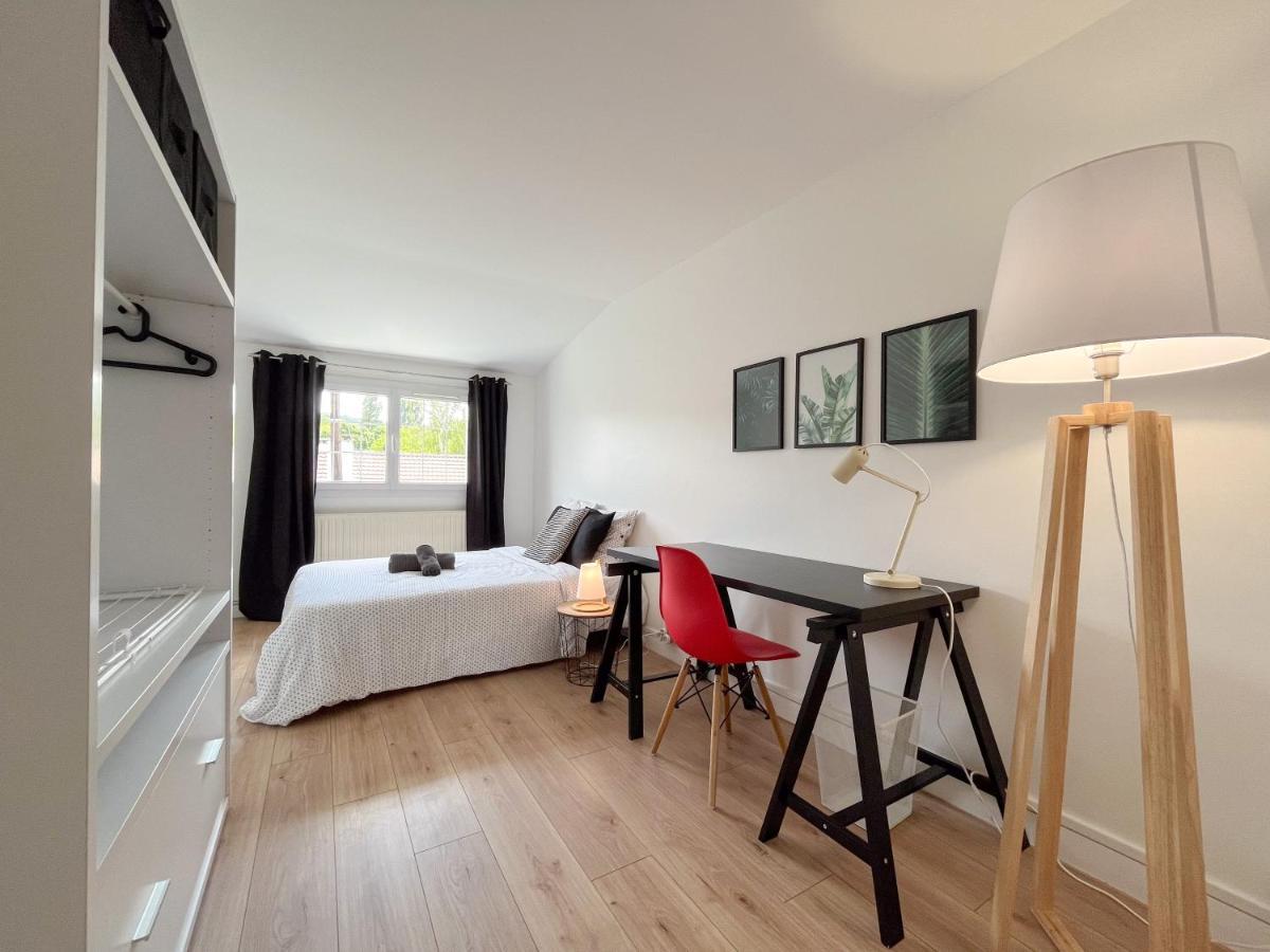 Maison Ideale Pour Visiter Paris Versailles - Chambres Privees Paris-Saclay Bures-sur-Yvette Exteriér fotografie